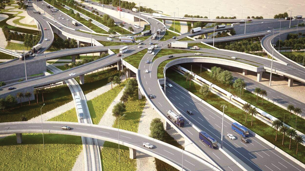 The picture shows a rendering of $2.1bn Al Khor expressway, the largest contract in Tekfen’s history.