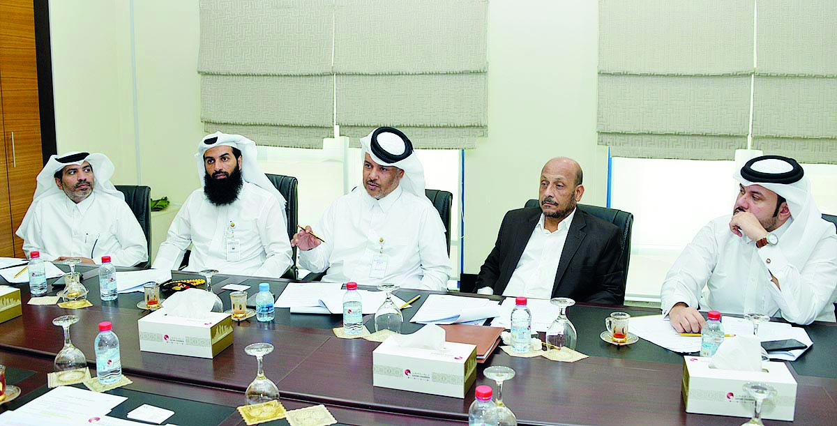 Officials at the meeting.
