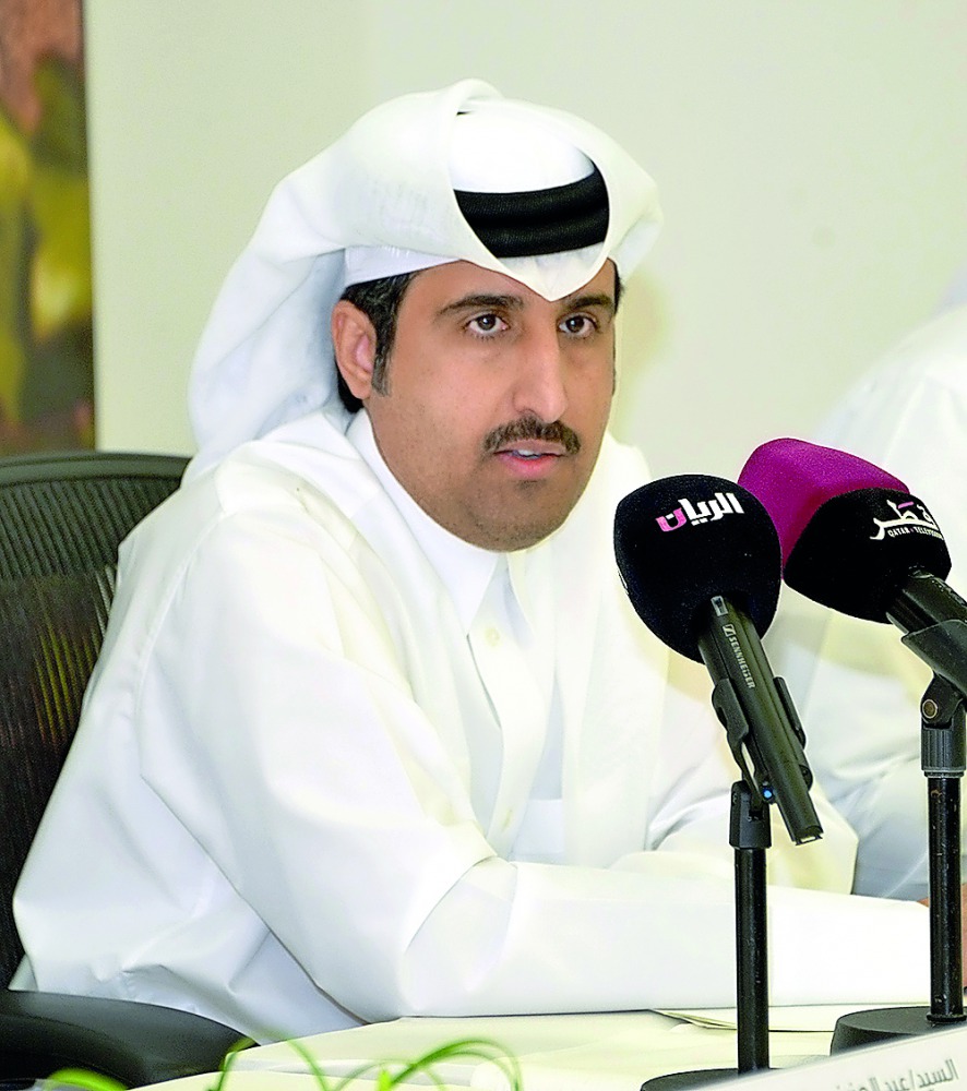 Saleh Hamad Al Sharqi (left), Director General of Qatar Chamber