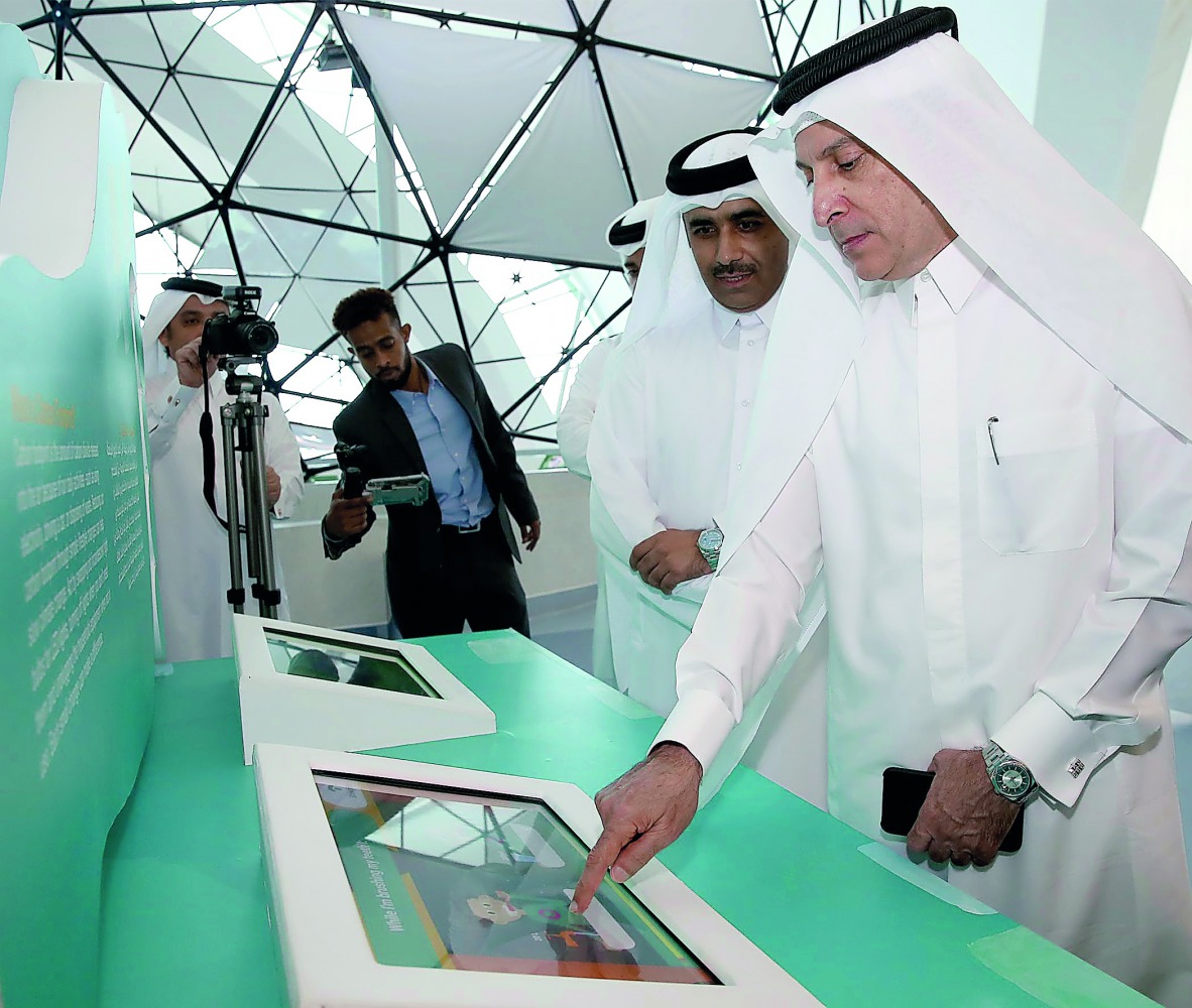 Qatar Airways Group CEO Akbar Al Baker and Hamad International Airport Chief Operating Officer, Engr. Badr Mohammed Al Meer.