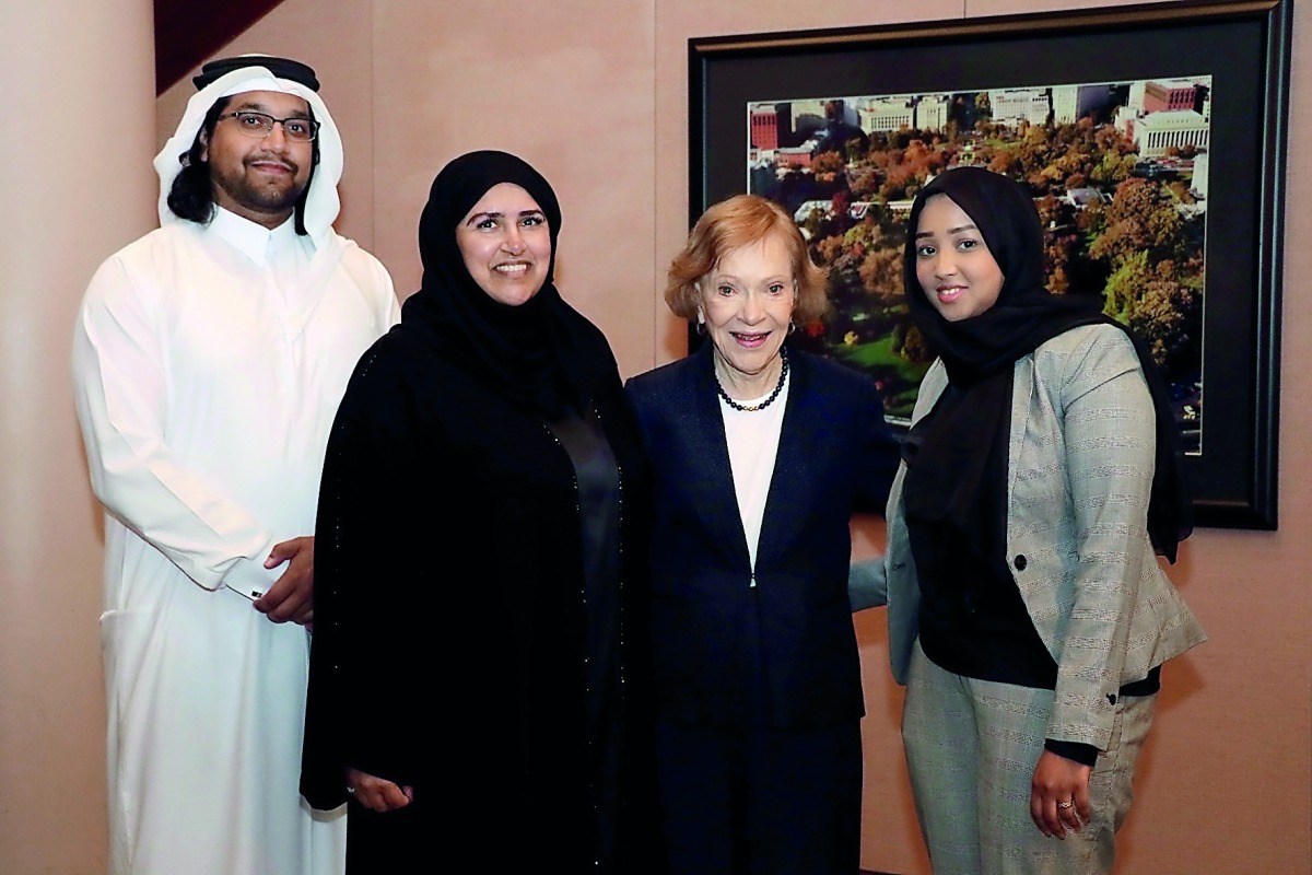 The WISH team with former US first lady, Rosalynn Carter, at The Carter Center in Atlanta, Georgia. 