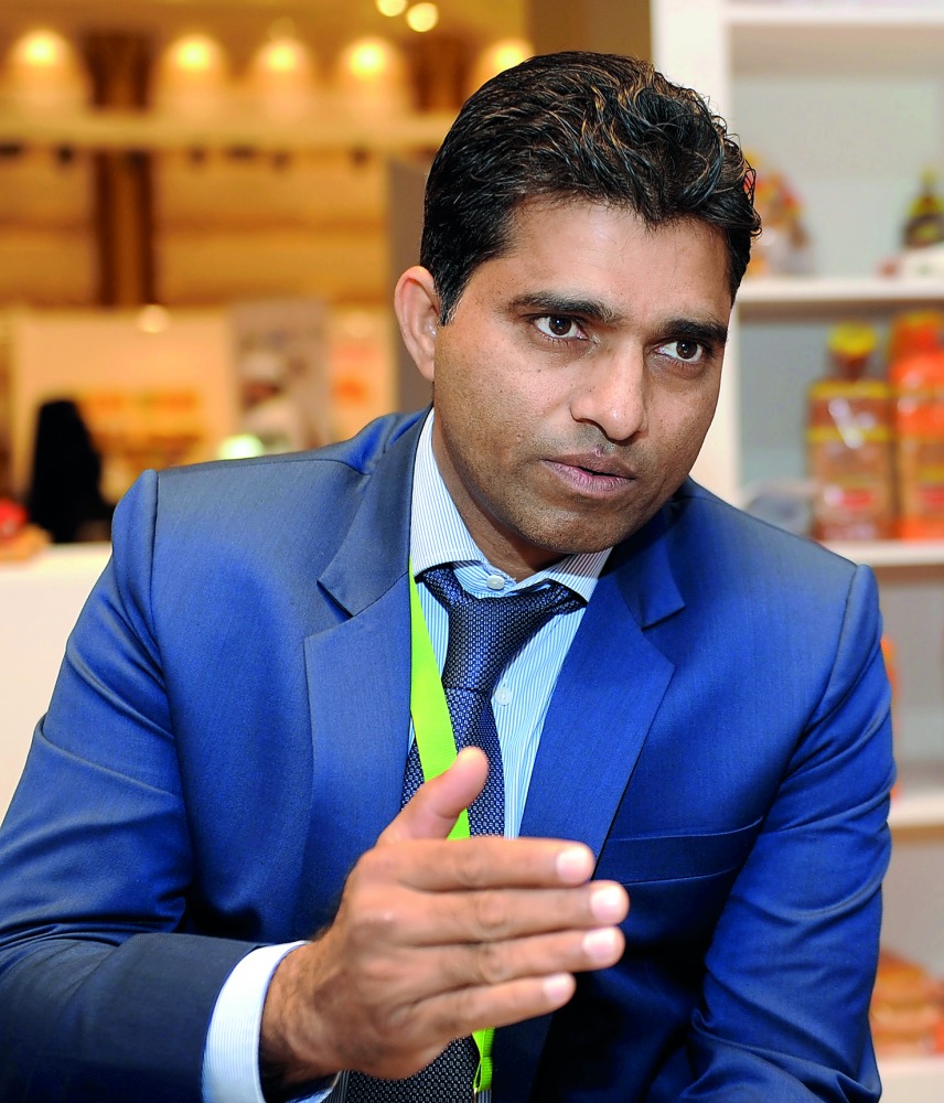 Mohammad Ibrahim, Sales Manager Qatar Flour Mills (QFM) Pic: Abdul Basit / The Peninsula
