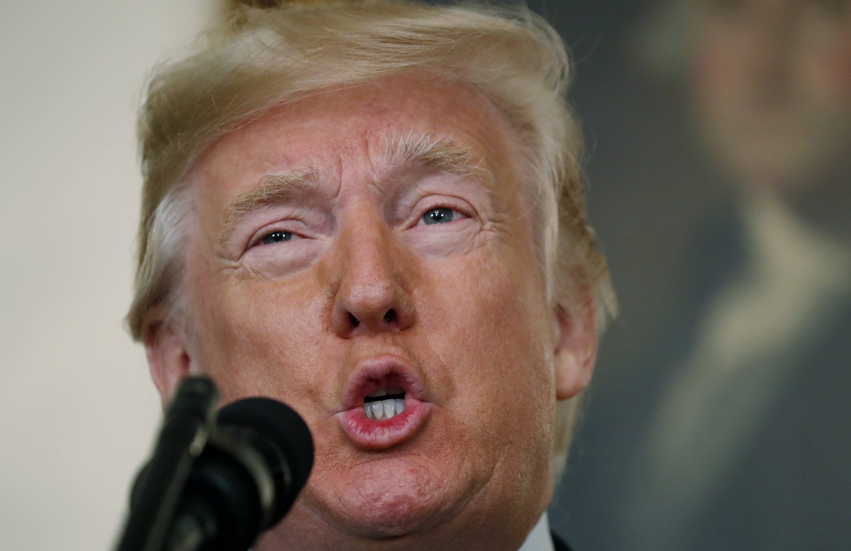 US President Donald Trump