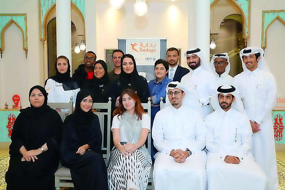 Officials and other participants during the fourth Mehna Café (career café) meeting recently. 