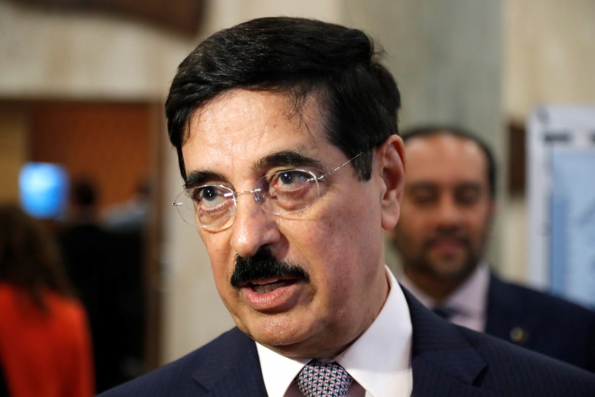Hamad bin Abdulaziz al-Kawari, Qatar's candidate for the position of Director-General of the United Nations Educational, Scientific and Cultural Organization (UNESCO), is seen at the UNESCO headquarters in Paris, France, October 11, 2017. Reuters/Charles 