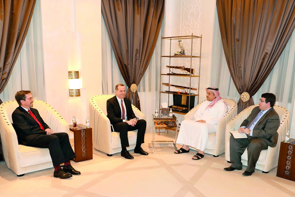 Al Attiyah meets US special envoy