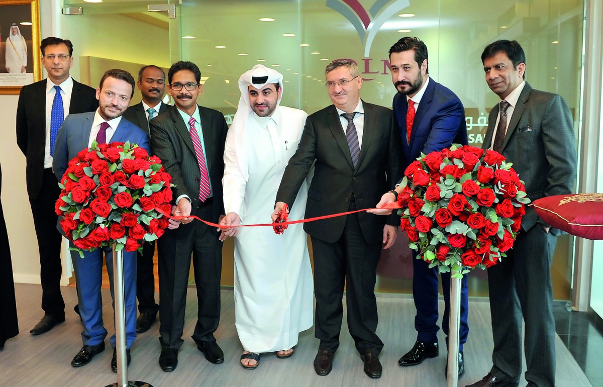 Fikret Ozer (third right), Ambassador of Turkey to Qatar, inaugurating Al Safa VIP Lounge by Q Life & Medical Insurance Company (QLM) at the Turkish Hospital yesterday in the presence of Ahmad M Zebeib (fourth right), Senior Manager- Life and Medical, QLM