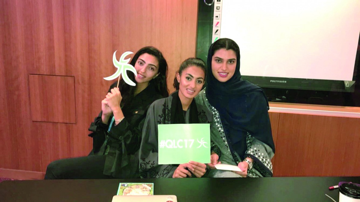 Ameera Al Ansari, Dana El Ghazal and Sara Al Fardan from Graduaid Academic Consultancy.
