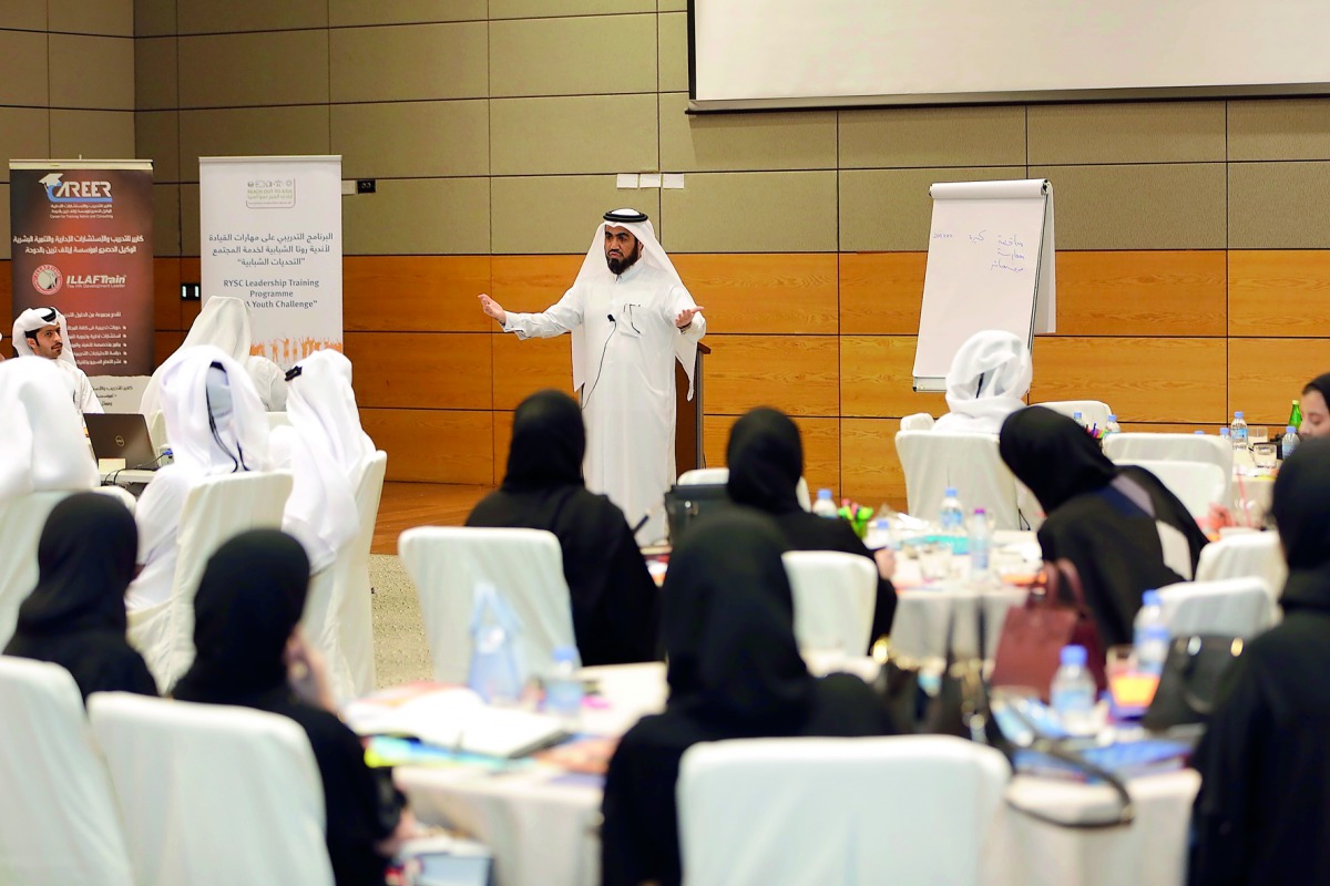 ROTA Leadership Training Programme ‘ROTA Youth Challenge’, gets under way at Hamad Bin Khalifa University.