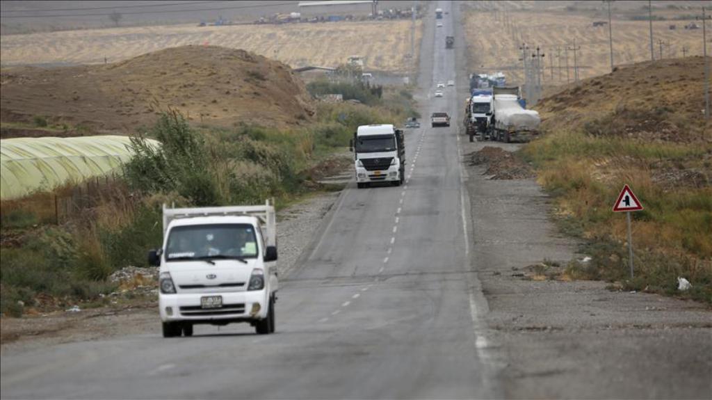 The Faysh Khabur road next to Tigris river, passing through a triangle merging the borders of Iraq, Syria and Turkey, is seen between IKRG and Syria, which opened for both criss and cross, and gained control by peshmergas in Duhok, Iraq on November 01, 20