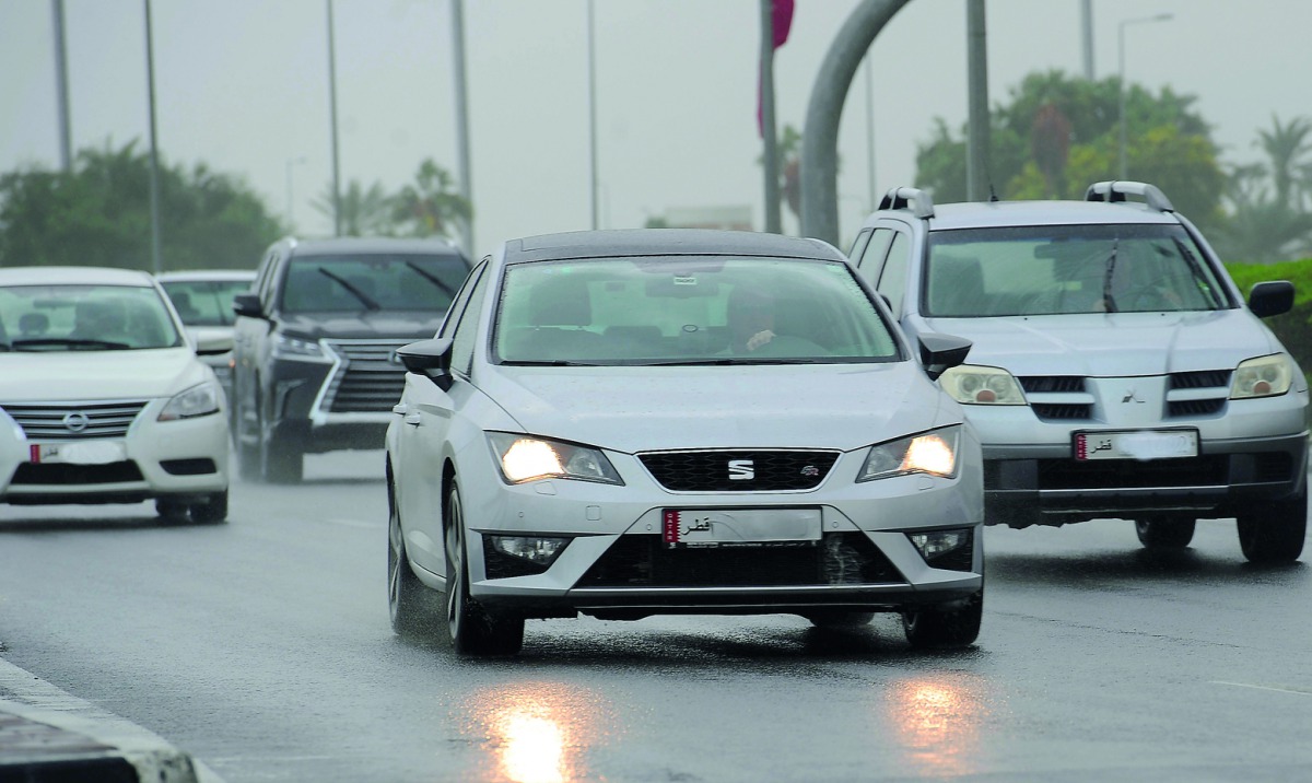 Corniche witnessed light rain yesterday bringing mercury down sharply in the city. Some parts of the country are expected to witness rain today as Qatar Meteorology Department has forecast partly cloudy weather with a chance of scattered rain.  Pic: Abdul