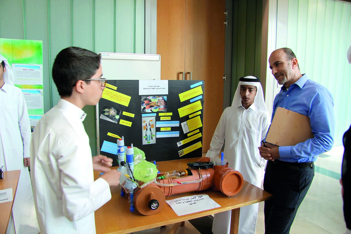 Children preparing for the event.