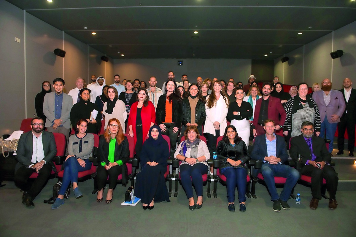 Participants of the first round of training sessions for Honorary Cultural Ambassadors with officials.