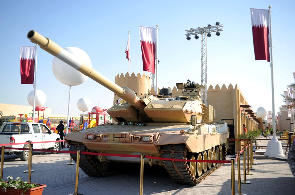 Preparation work going own at Darb Al Saai. Qatar National Day celebrations will start on December 9 at Darb Al Saai.  Abdul Basit © The Peninsula