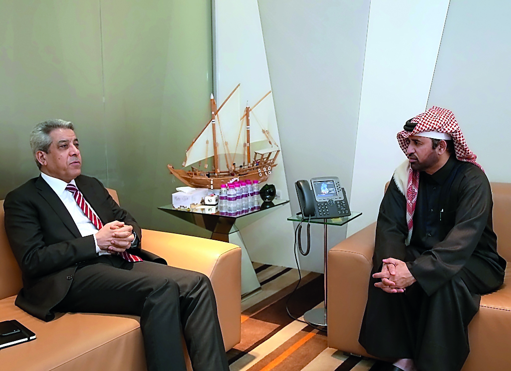 Katara General Manager Dr Khalid bin Ibrahim Al  Sulaiti and Iraq Embassy Charge d’Affaires Dr Abdulsattar H Al Janabi.
