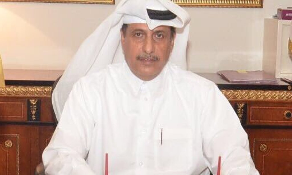 Image of Ambassador of Qatar in Pakistan Saqr bin Mubarak Al Mansouri shared on twitter. 