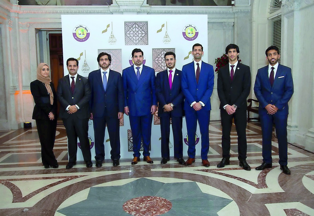 Qatar’s Ambassador to US, Sheikh Mishaal bin Hamad Al Thani; US Secretary of the Treasury, Steven Mnuchin; House of Representative’s Democratic Minority Leader, Nancy Pelosi; Senator, Chris Coons of Delaware State and other officials during the reception 