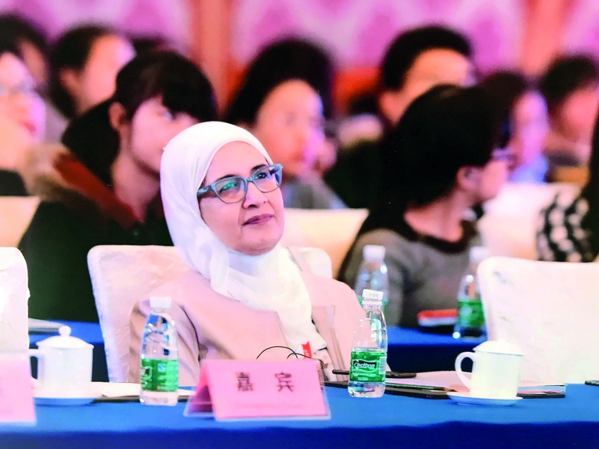 Dr Nahla Afifi, Scientific and Education Manager and Acting Director at Qatar Biobank, attends an international precision medicine symposium in China.