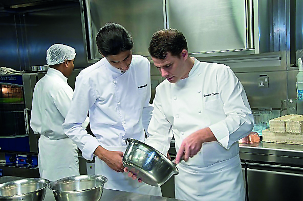 Mohamed Al Sulaiti during his apprenticeship at the Museum of Islamic Art’s (MIA) award-winning restaurant, IDAM.