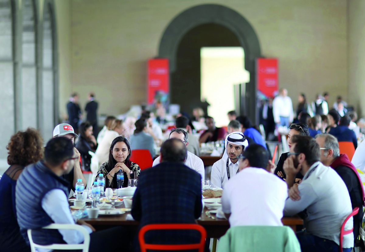 Participants during a session of a DFI event. 