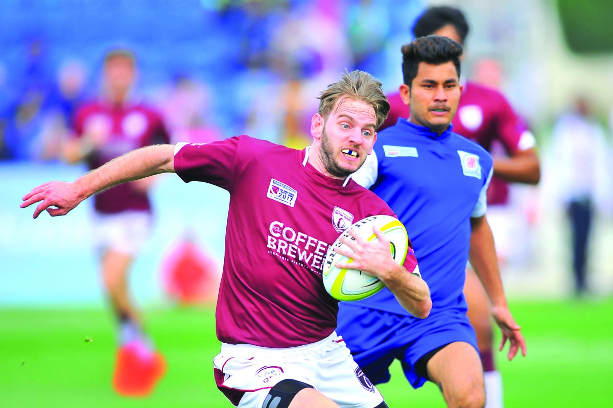 Qatar Rugby team in action in this file picture.