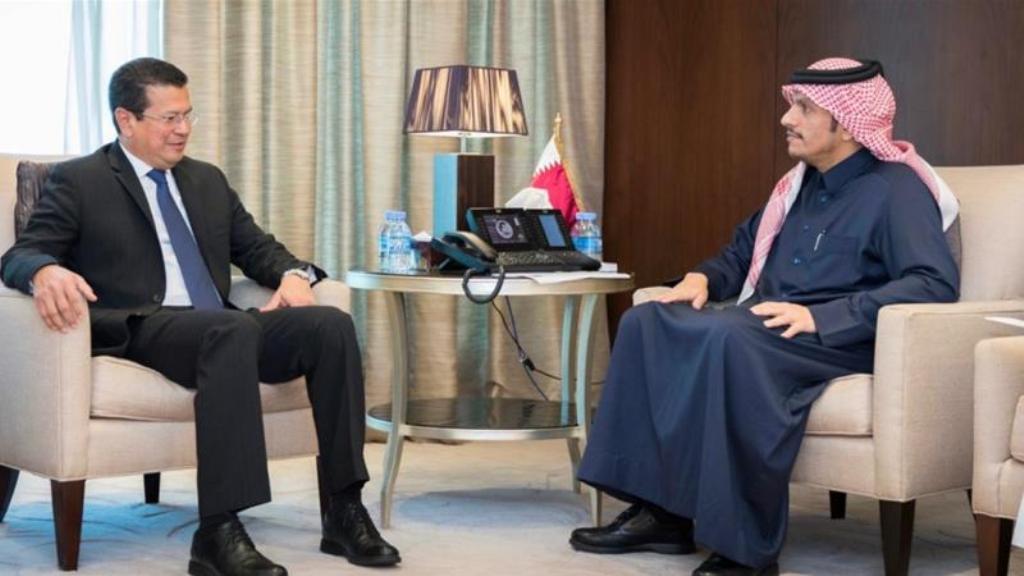 Qatari Deputy Prime Minister and Foreign Minister HE Sheikh Mohammed bin Abdulrahman Al Thani met his Salvadoran counterpart Hugo Martinez on Tuesday
