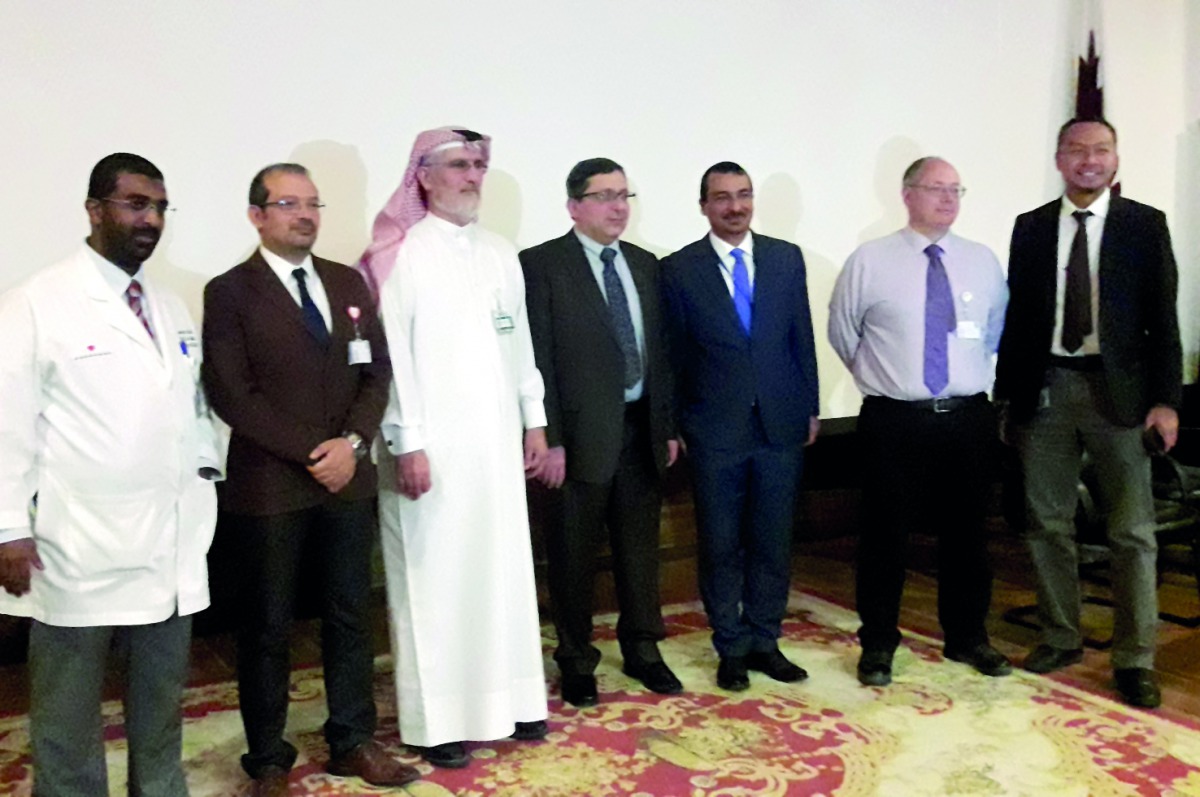 Members of the team who helped save the patient’s life during the Grand Round.