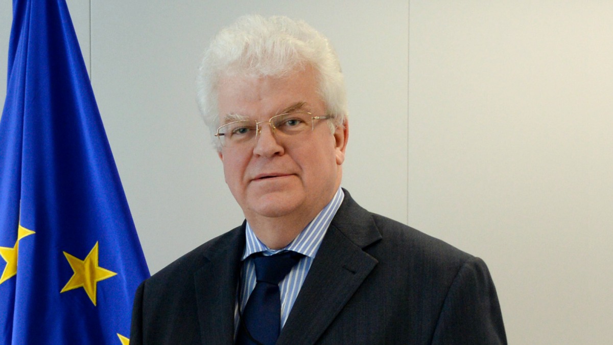 File photo of  Russia's ambassador to the European Union Vladimir Chizhov.
