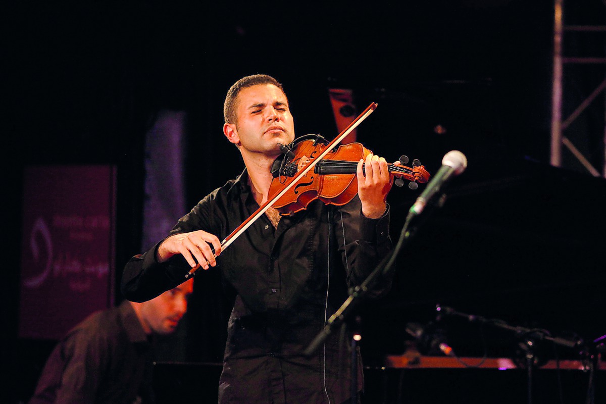 Jasser Haj Youssef during one of his performances.
