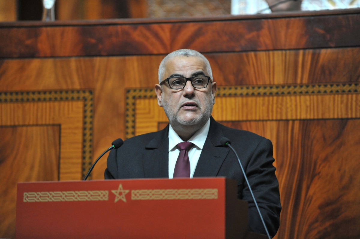 Moroccan Prime Minister Abdelillah Benkirane speaks at the parliament, March 12, 2016 (AFP) 