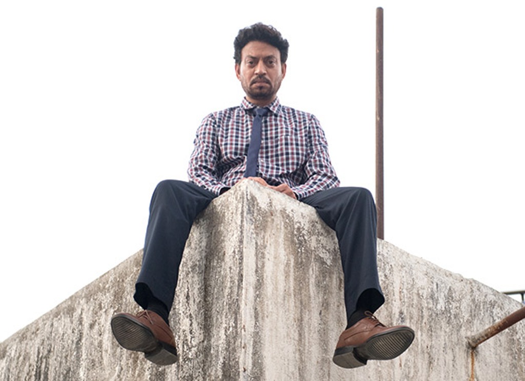 A still of the actor Irrfan Khan from the movie Blackmail.
