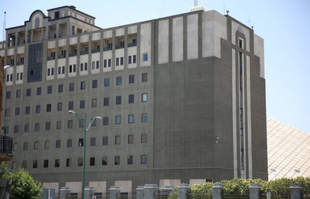 File picture of the parliament's building during a gunmen attack in central Tehran, Iran, June 7, 2017. TIMA via REUTERS 