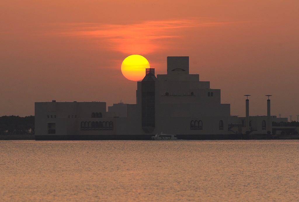 File photo of the sun rising over Museum of Islamic Art (MIA), in Doha. Pic: Salim Matramkot/The Peninsula
