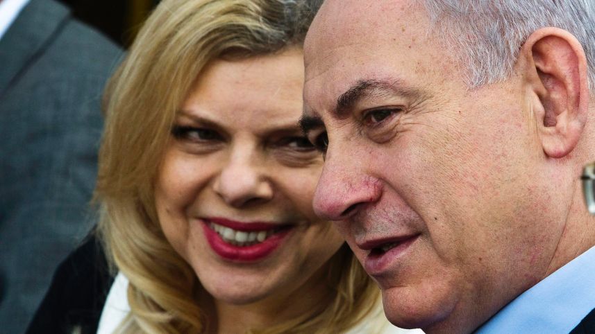 Israeli Prime Minister Benjamin Netanyahu and his wife Sara (Reuters) 