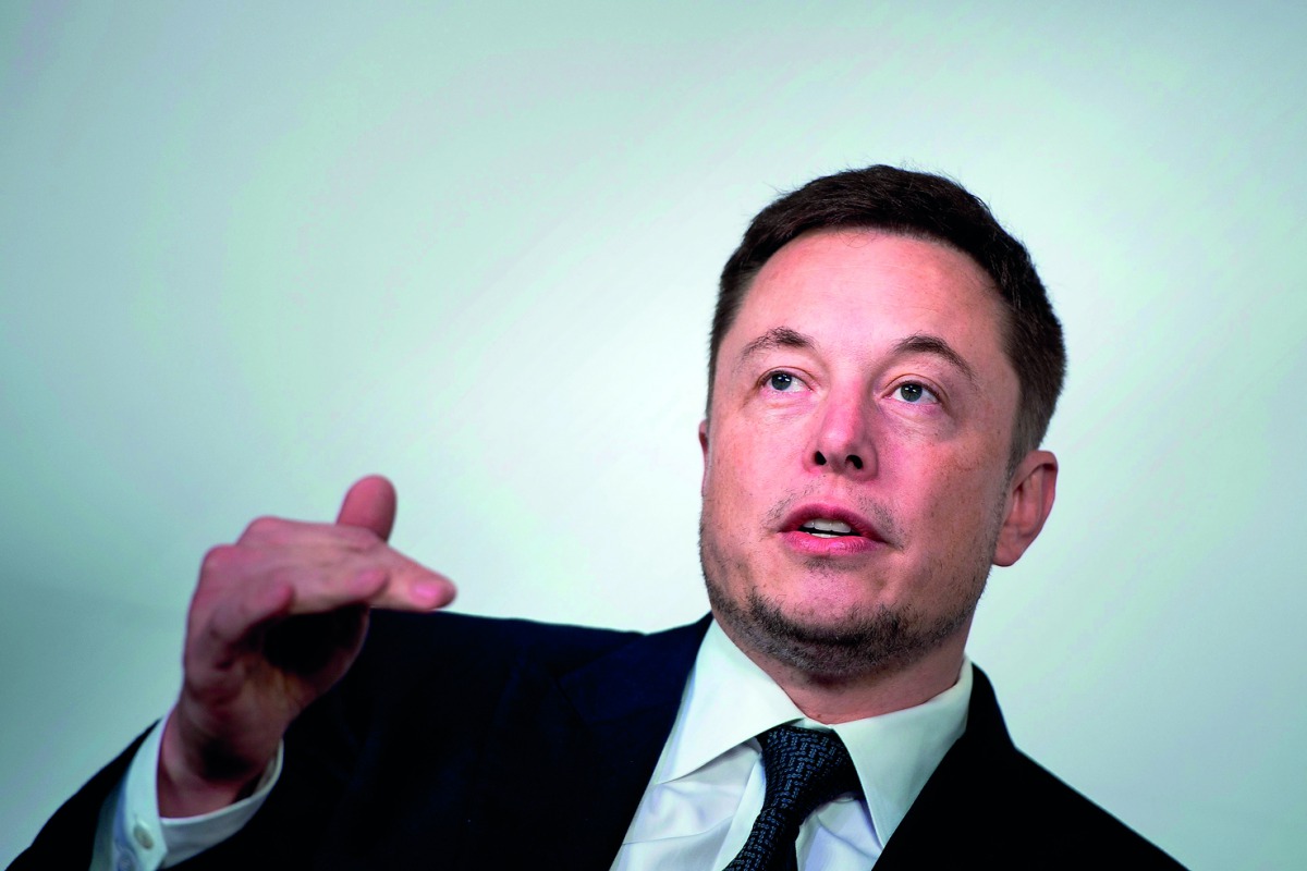 Elon Musk, CEO of SpaceX and Tesla, speaks during the International Space Station Research and Development Conference at the Omni Shoreham Hotel in Washington, on July 19, 2017. AFP / Brendan Smialowski