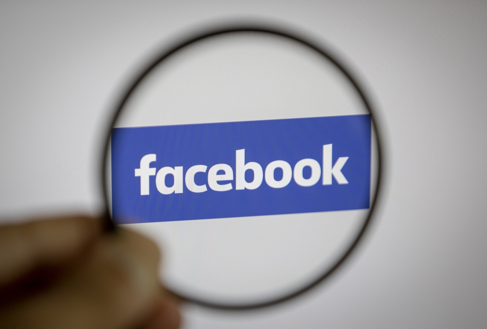 Facebook's logo is seen on a screen in Ankara, Turkey on September 6, 2018. Aytu? Can Sencar - Anadolu