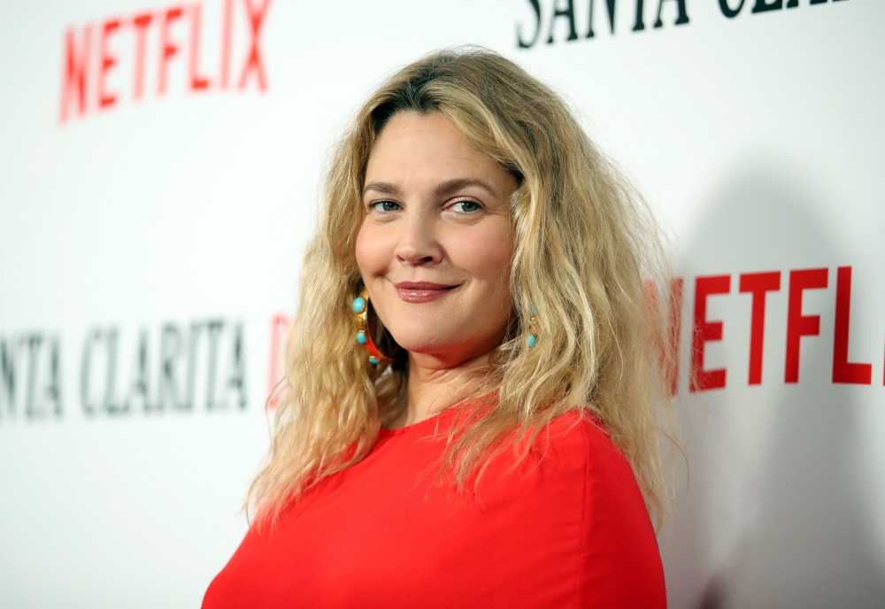 In this file photo taken on March 22, 2018, shows Drew Barrymore attending Netflix's 