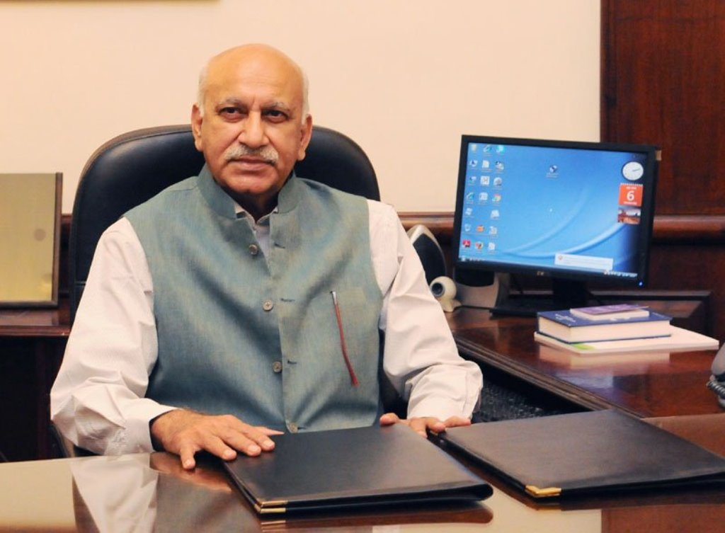 MJ Akbar, a well-known former editor and now a junior foreign minister; Source: PIB