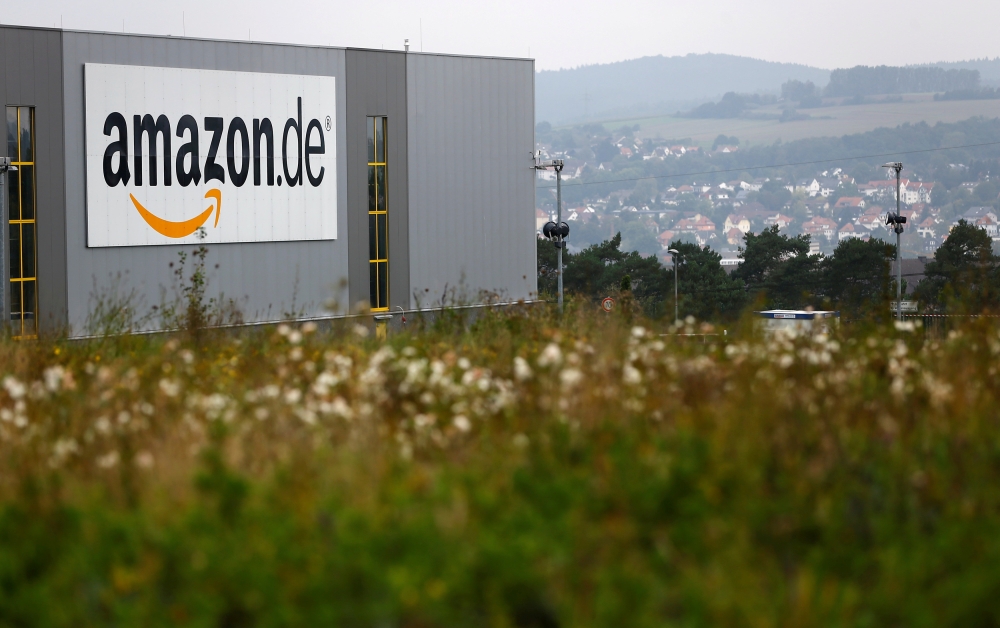 FILE PHOTO: General view of the Amazon.de distribution centre in Bad Hersfeld September 22, 2014. REUTERS/Kai Pfaffenbach