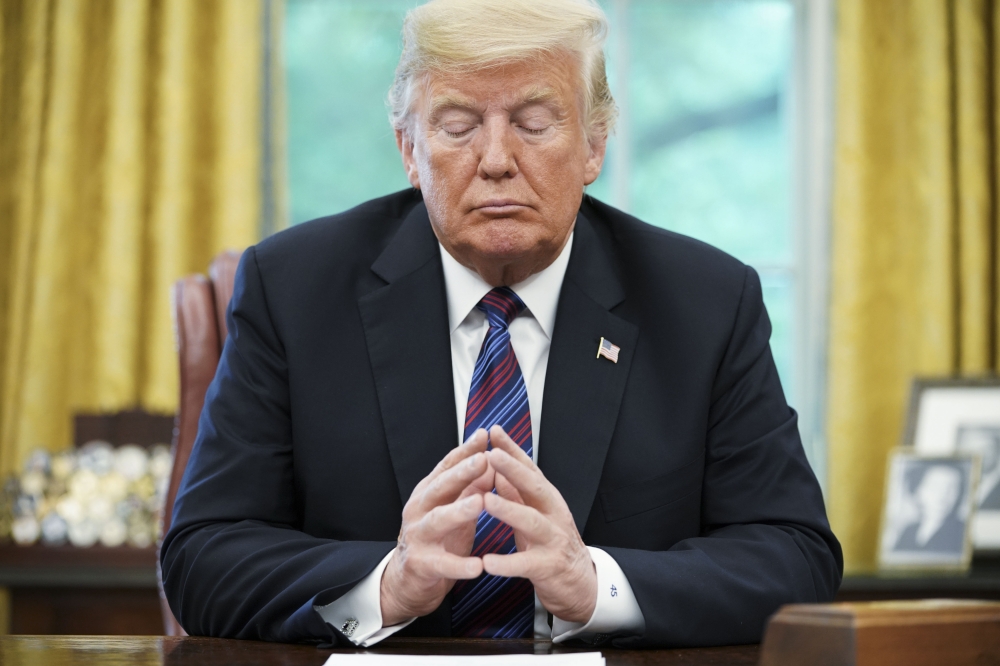 FILE PHOTO: US President Donald Trump.  AFP / MANDEL NGAN
