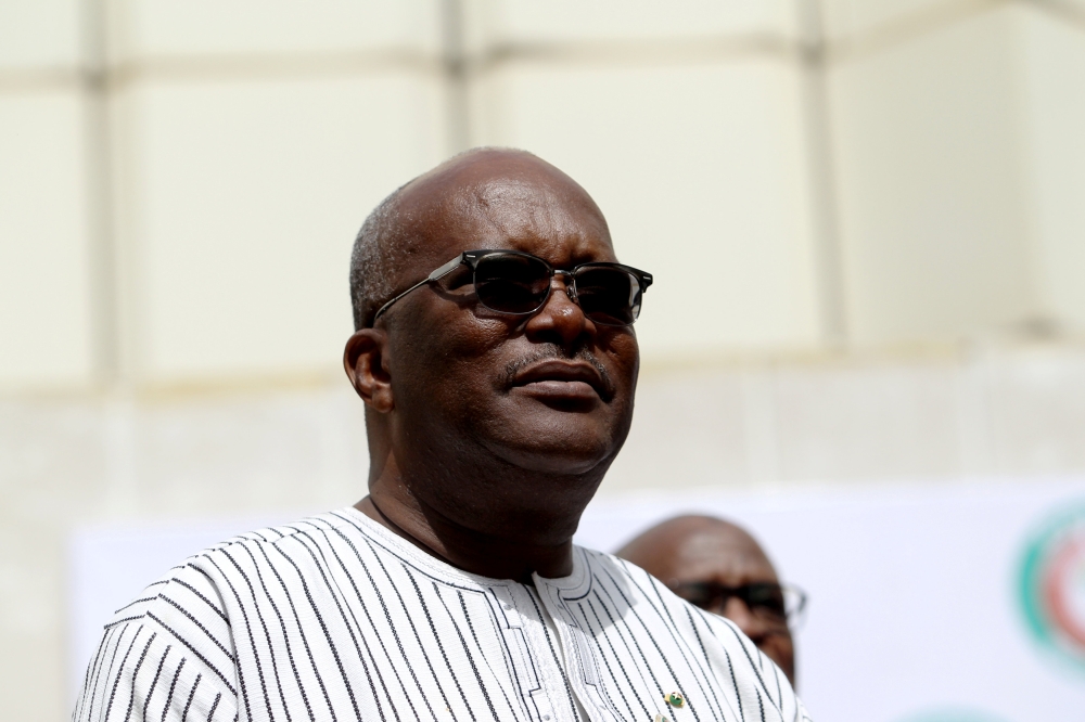 FILE PHOTO: Burkina Faso President Roch Marc Kabore. REUTERS/Afolabi Sotunde
