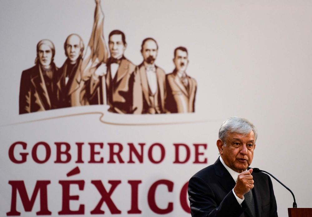Mexico President Andres Manuel Lopez Obrador (AFP/Ronaldo Schemidt)