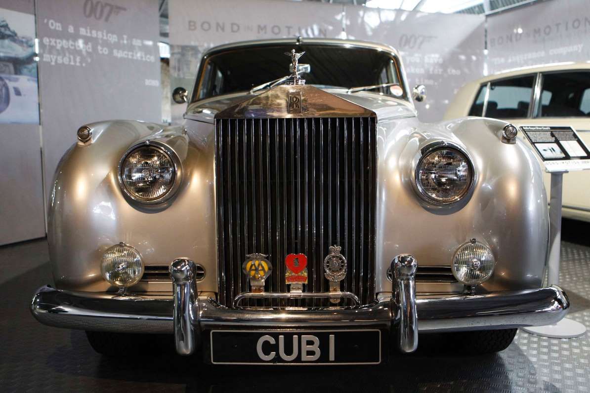 A Rolls Royce Silver Cloud II from the James Bond film 