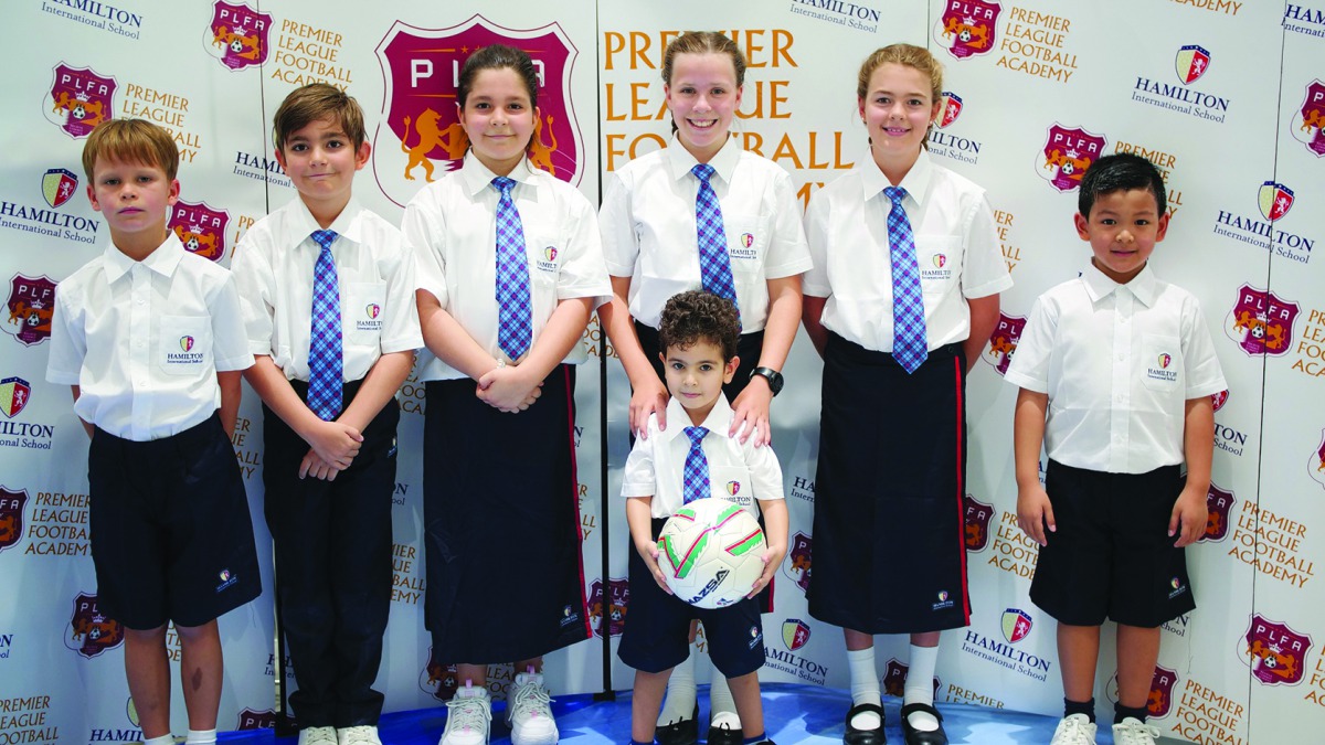 Students during the fair.