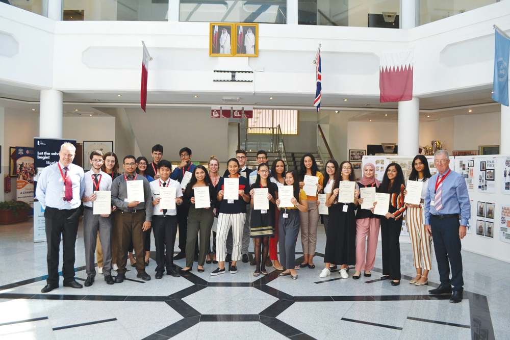 Students from Doha British School are celebrating after achieving a record set of iGCSE results.