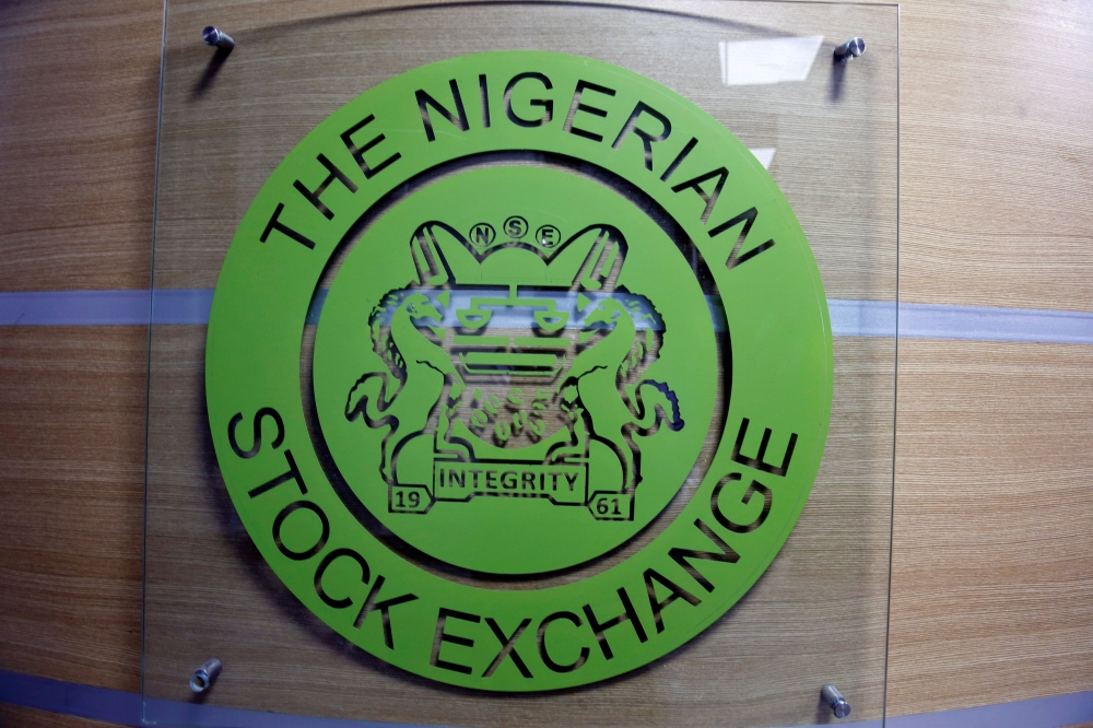 The logo of the Nigerian Stock Exchange is pictured in Lagos, Nigeria November 9, 2016. REUTERS/Afolabi Sotunde/File Photo