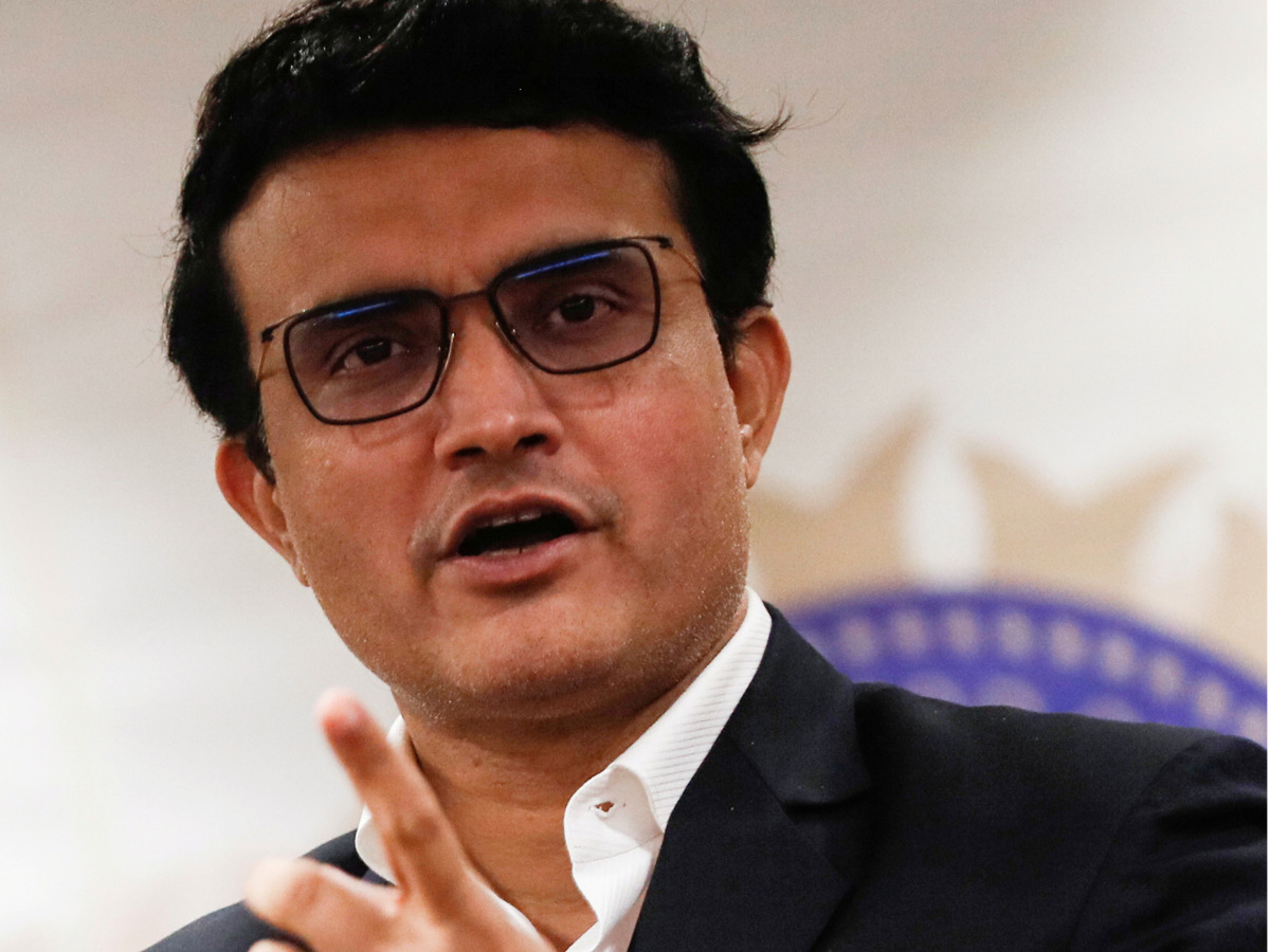 Former India cricket captain and current BCCI president Sourav Ganguly reacts after a press conference at the BCCI headquarters in Mumbai, India, October 23, 2019. Reuters/Francis Mascarenhas/File Photo