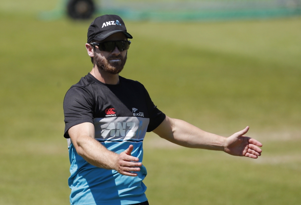 New Zealand's Kane Williamson during training Pool via REUTERS/Andrew Couldridge
 