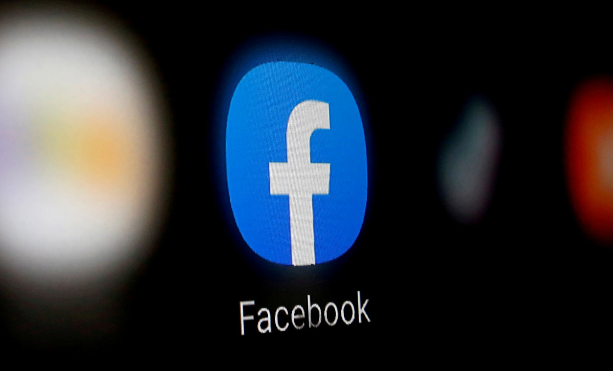 FILE PHOTO: A Facebook logo is displayed on a smartphone in this illustration taken January 6, 2020. REUTERS/Dado Ruvic/Illustration/File Photo
