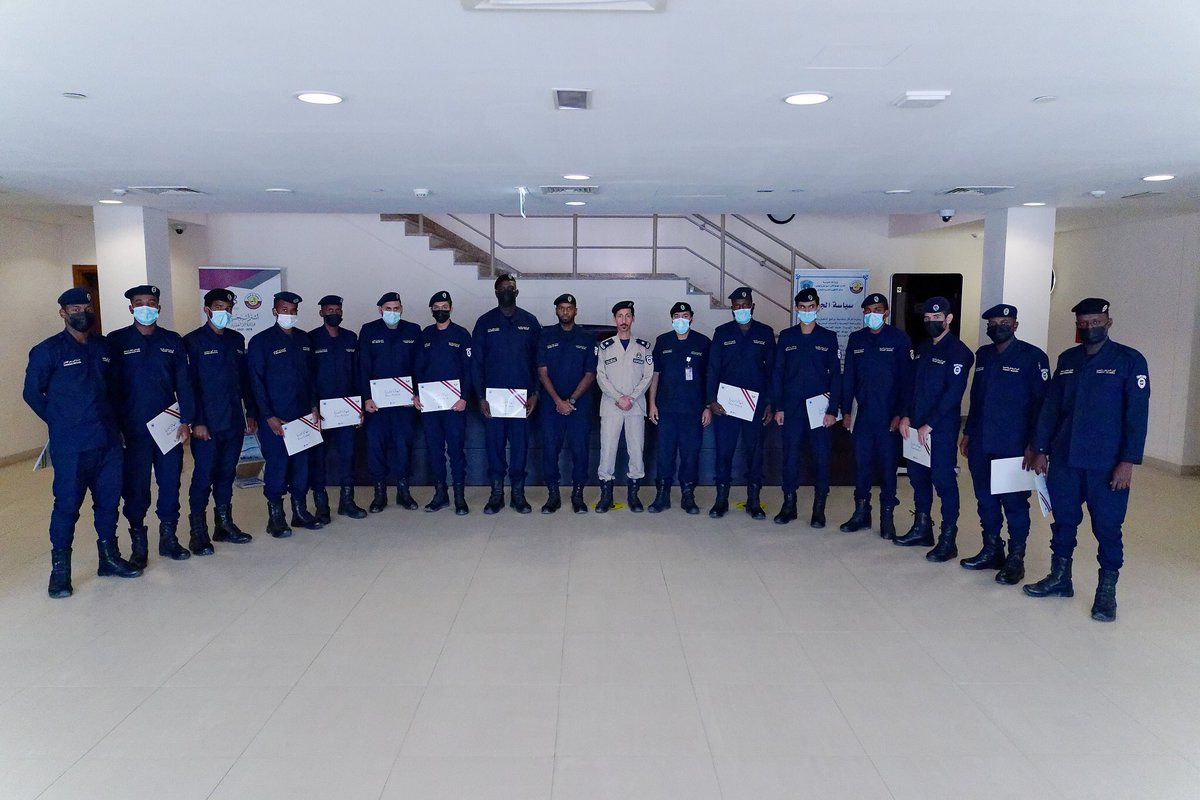 Participant of courses during the graduation ceremony.